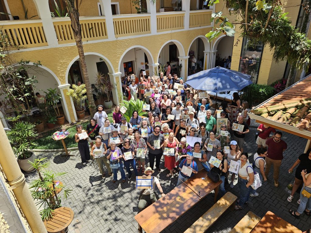 Urban Sketchers na Casa das Rosas